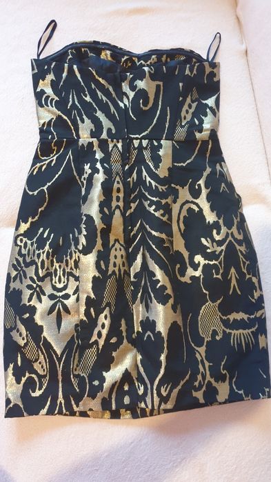 Sukienka bez ramiączek damska letnia wesele 36