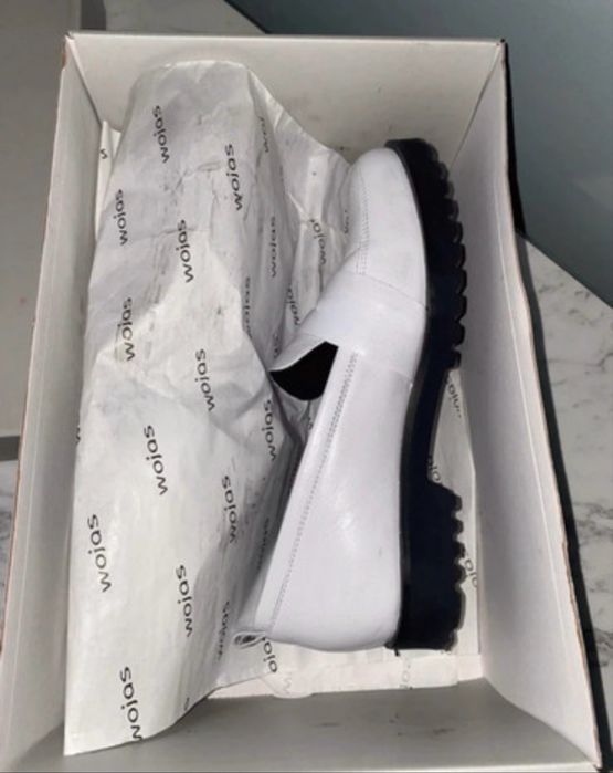 Mokasyny skórzane Wojas