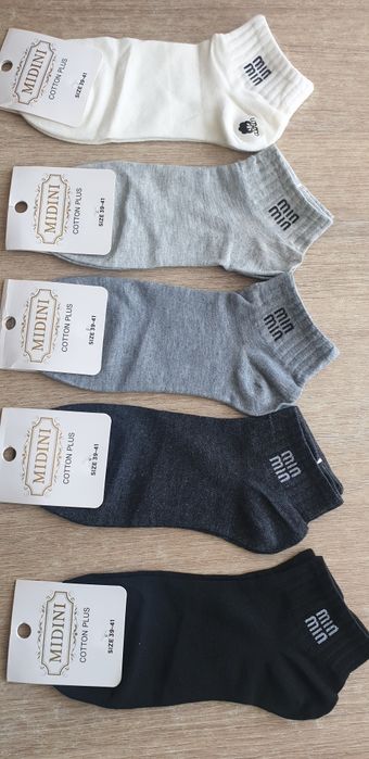 5×Damskie skarpetki bawełniane 39-42