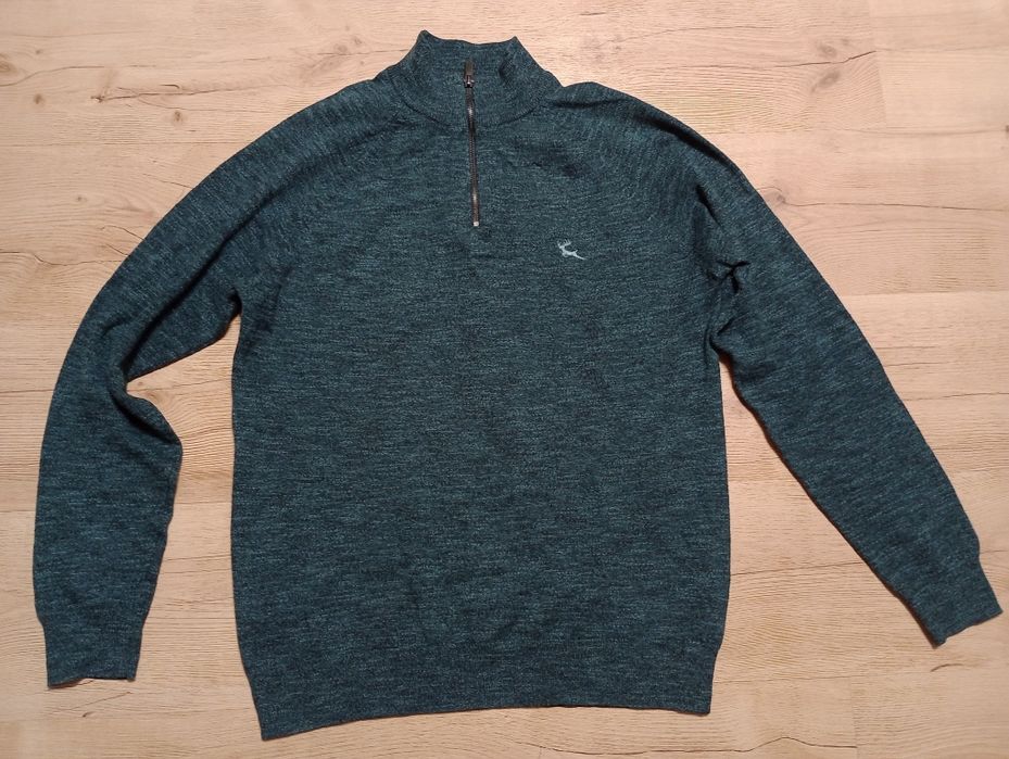 Sweter męski M F&F Knitwear ze stójką