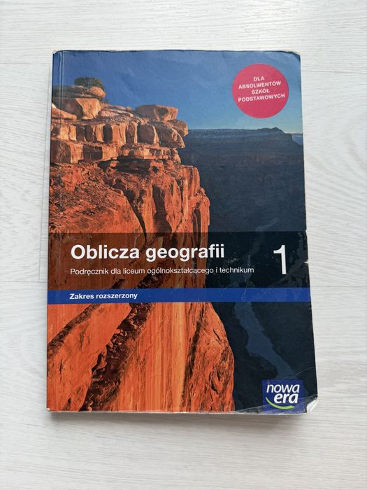 Podręcznik geografia "Oblicza geografii 1" Nowa Era 2019 rozszerzenie