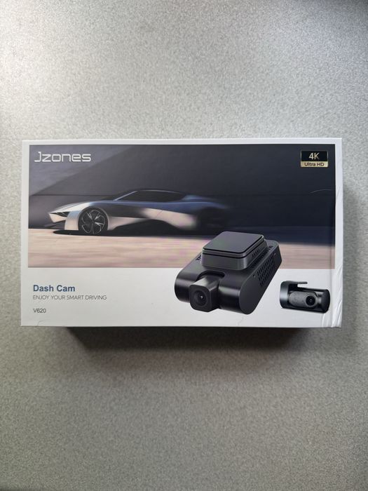Новий Відеореєстратор Jzones V620 4K, дві камери, GPS, Wi-Fi, карта 64