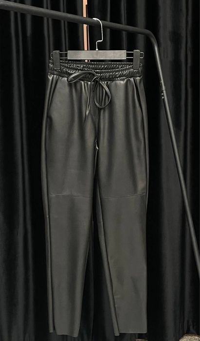 Шкіряні штани з утепленням