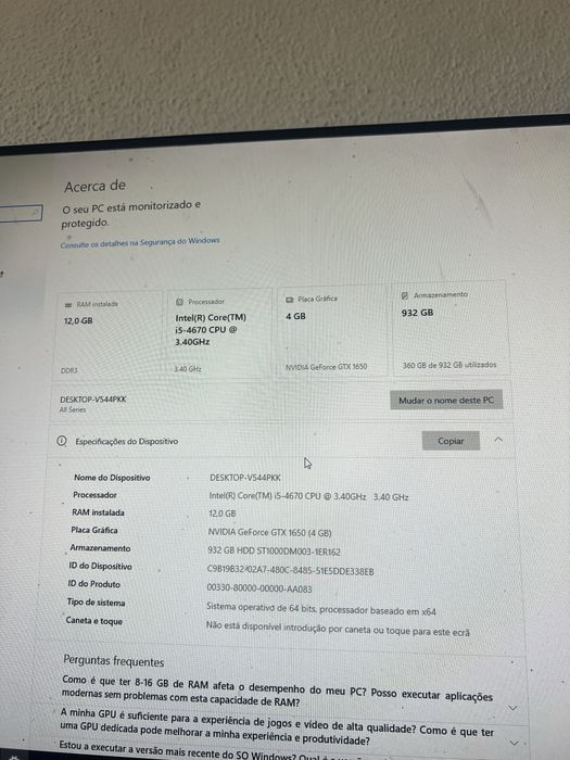 Vendo pc gaming