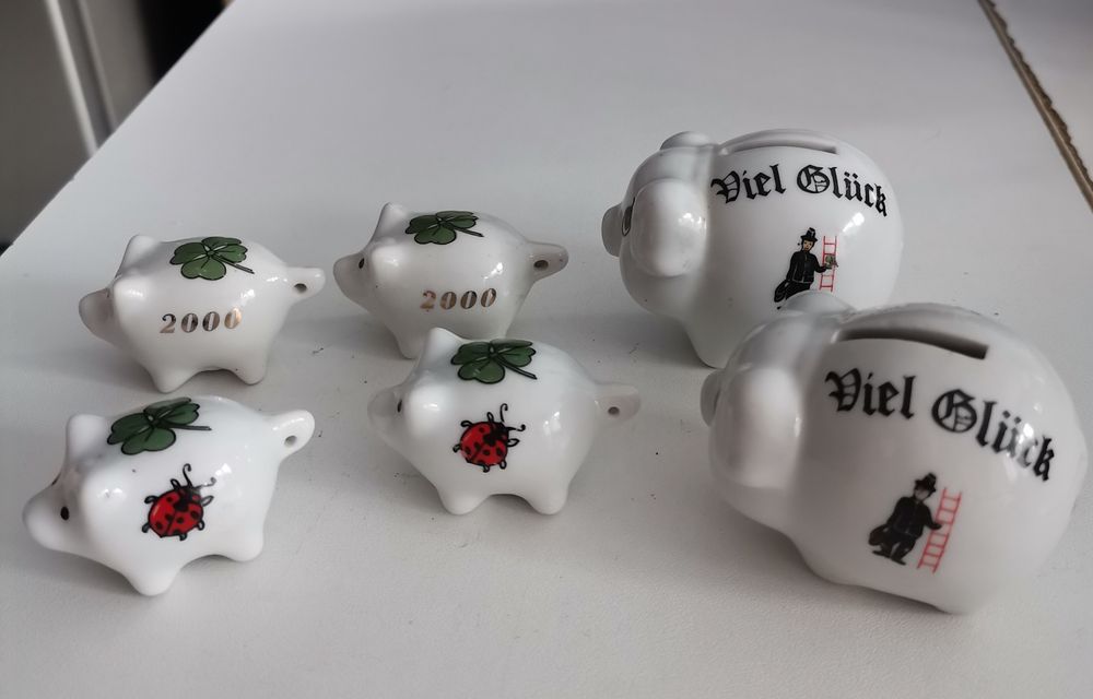 Ceramiczne figurki - 6 sztuk