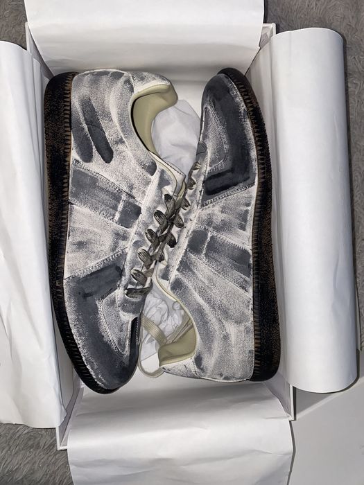 Кросівки Maison Margiela Replica Grafit Paint / Damage (Кеди GAT)