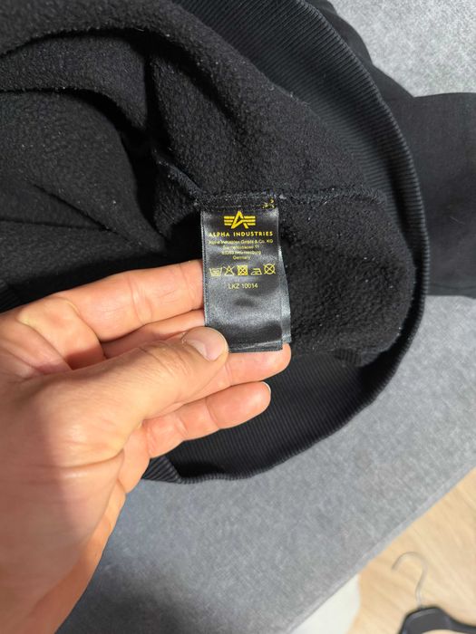 Bluza Męska Alpha Industries czarna rozmiar L