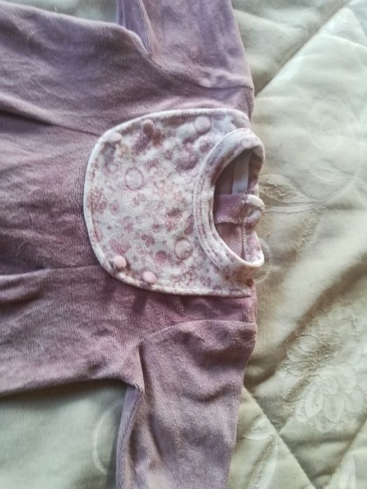 Conjunto Baby Class (Casaco forrado + babygrow) menina 3-6 meses