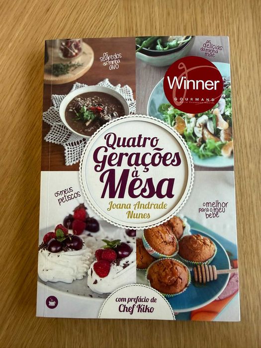 Quatro Gerações à Mesa — Joana Andrade Nunes | Livro Receitas