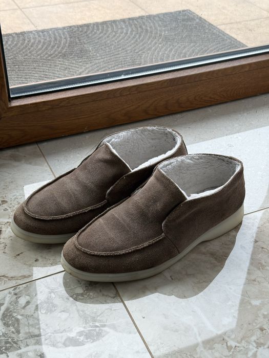 Лофери замшеві утеплені