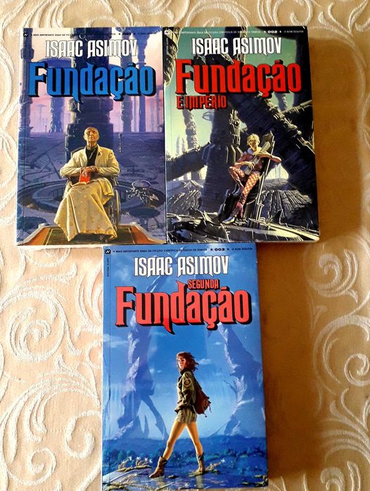 Isaac Asimov - Trilogia da Fundação - Vol. 1 a 3  - Ed. BRASIL - NOVOS -  PROMOÇÃO