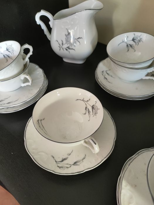 Conjunto de chávenas de chá