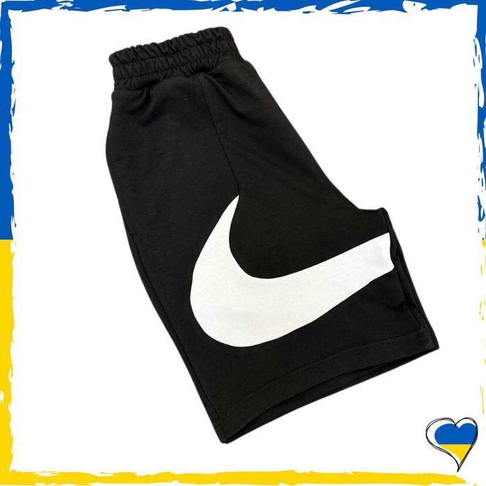 Шорти Nike Big Swoosh лого Шорти Найк біг свуш Шорты Найк S M L XL 2XL ...
