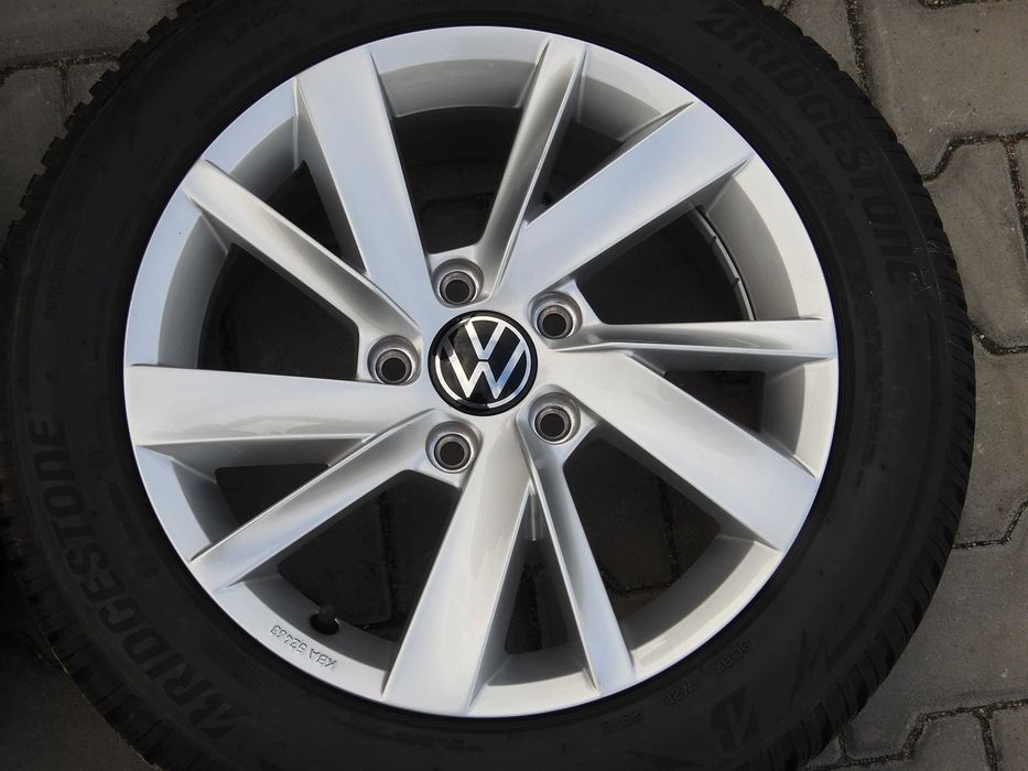 4×Alufelgi VW OE 16'' 6,5J 5x112 ET46  5H0 19rok Jak NOWE