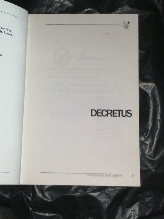 Código da Praxe Decretus da Universidade de Coimbra