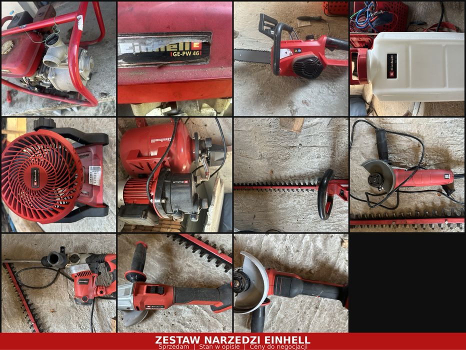 Zestaw narzedzi einhell sprawne i do naprawy