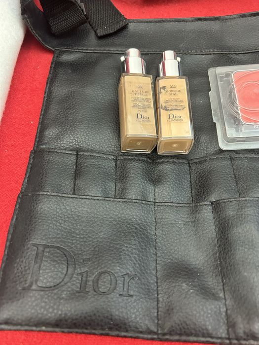 Saszetka na pędzle dior plus kosmetyki