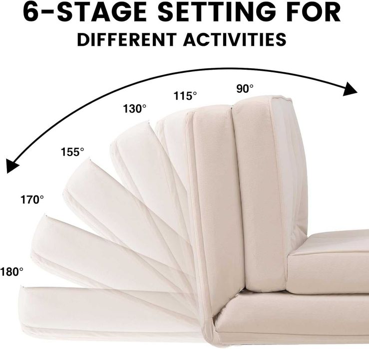 Nowa rozkładana sofa leniwa / fotel / łóżko / leżanka / COMHOMA !W230!