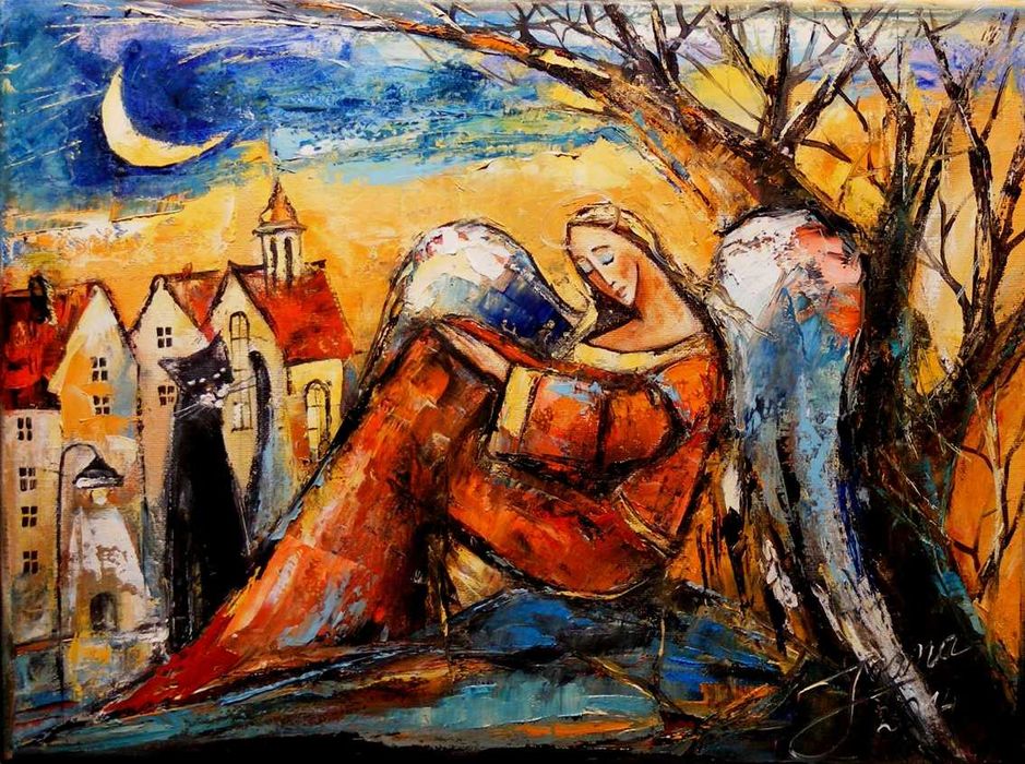 Anioł Domowy Opiekun -Obraz na Płótnie-Joana!