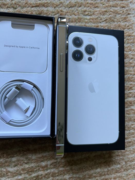 Iphone 13 Pro Silver 128Gb Stan Wzorowy