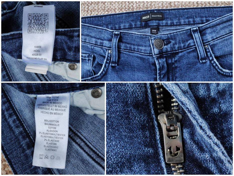 True Religion Rocco No Flap Skinny джинси оригінал W34