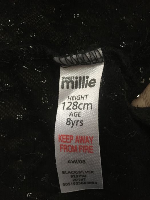 Cekinowe bolerko narzutka r.128 cm sweet millie