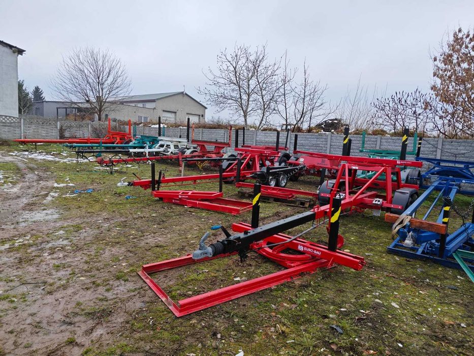 Przyczepa dłużycowa dłużyca EIGENBAU do stali drutu słupów A/3