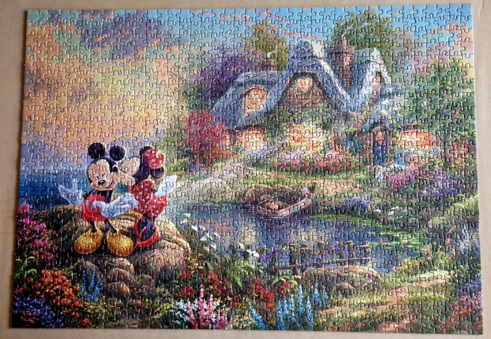 Puzzle Mickey and Minnie Schmidt 1000