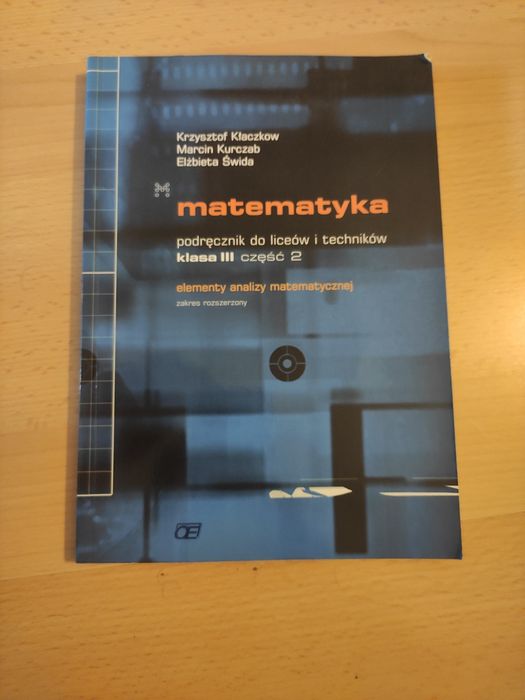 Matematyka, elementy analizy matematycznej