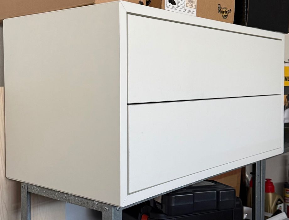 Móvel IKEA EKET Branco – 2 Gavetas