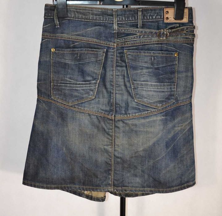 G-star Raw 3301 Jeans Spódnica Damska 29 Oryginalna Bawełna Spódniczka