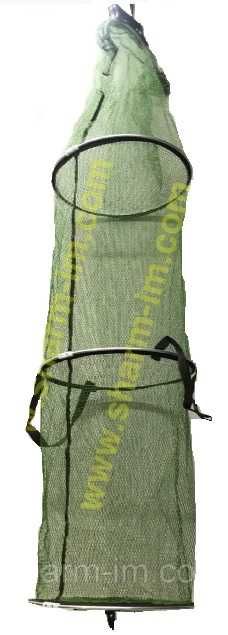 Садок с пластиковыми ручками и алюминиевыми кольцами 1,3 м