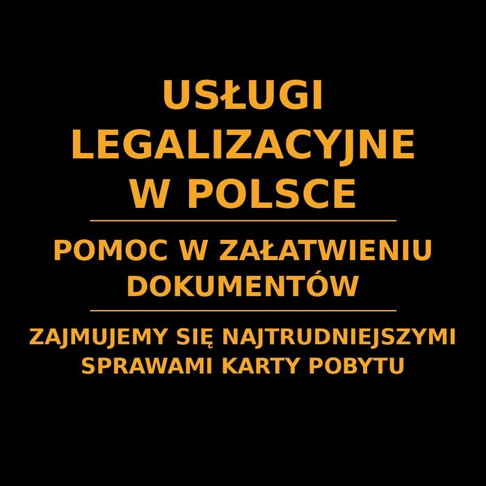 Legalizacja karta pobytu легализация meldunek карта побыта