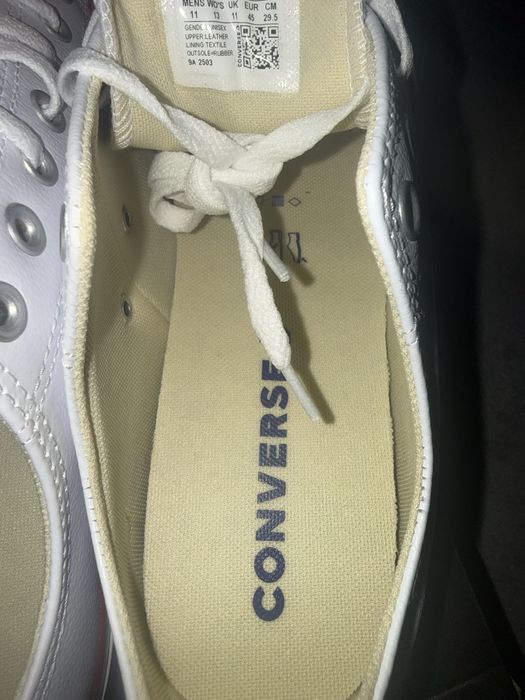 Converse low białe uni-sex w roz. 44