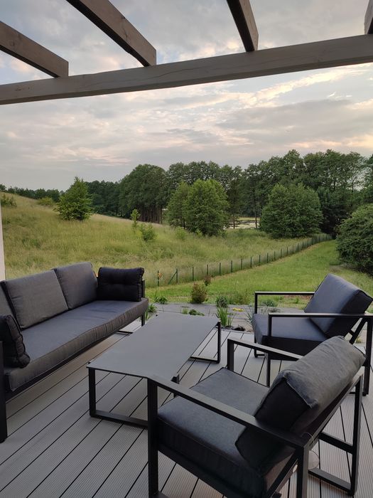 Domek letniskowy całoroczny z basenem, banią ruską i sauną  - Mazury!