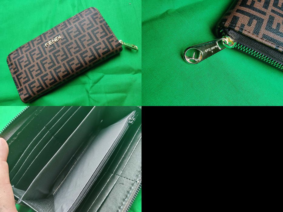 Portfel damski Louis Vuitton Fendi brązowe nowość