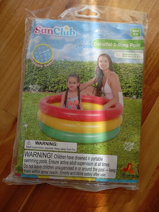 Piscina para crianças 2 -6 anos nova