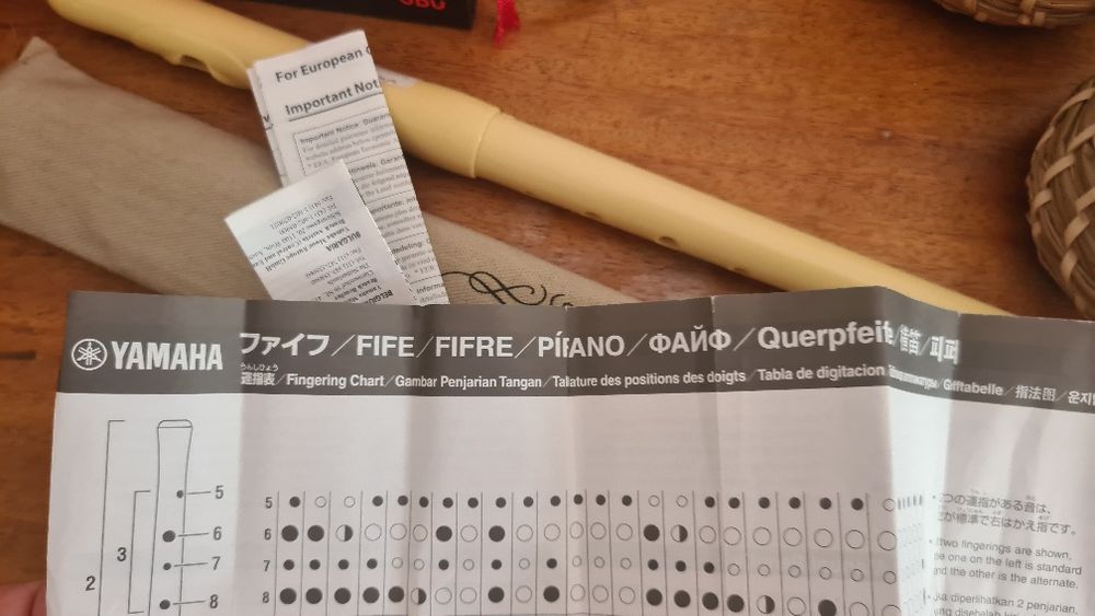 Pífano Yamaha YRF-21, novo, nunca usado