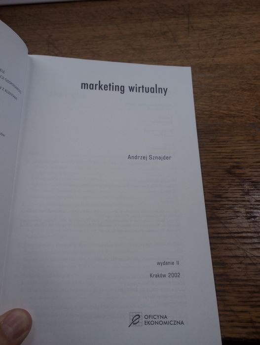 Marketing wirtualny.  Andrzej Sznajder