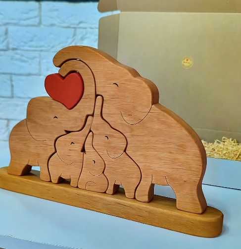 Родинні Пазли Сувеніри Декор Подарунок на Новий рік Гравірування