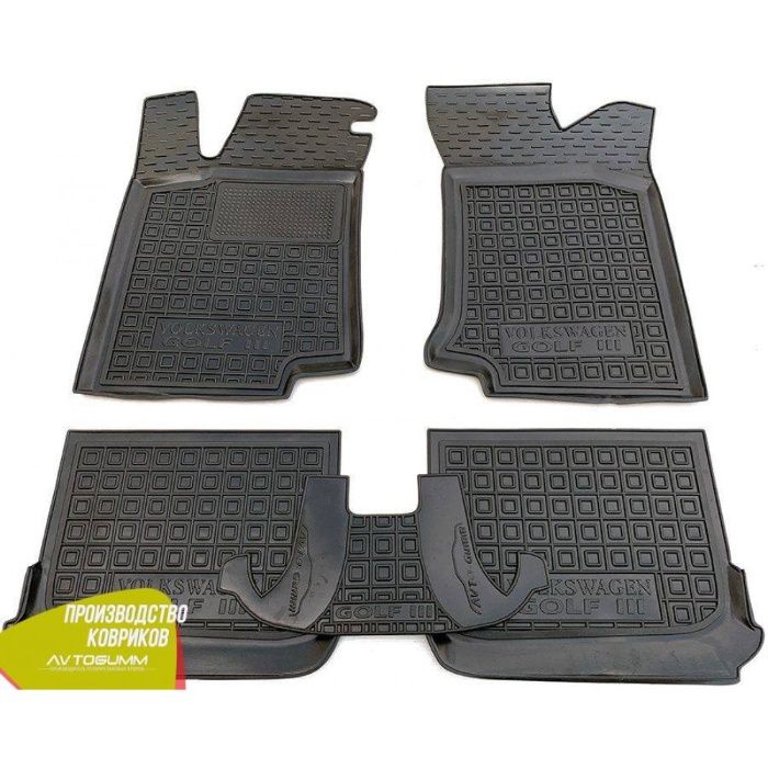 коврики Daewoo Lanos/Sens/ Volkswagen Golf/ Hyundai Accent/Solari ГУМА