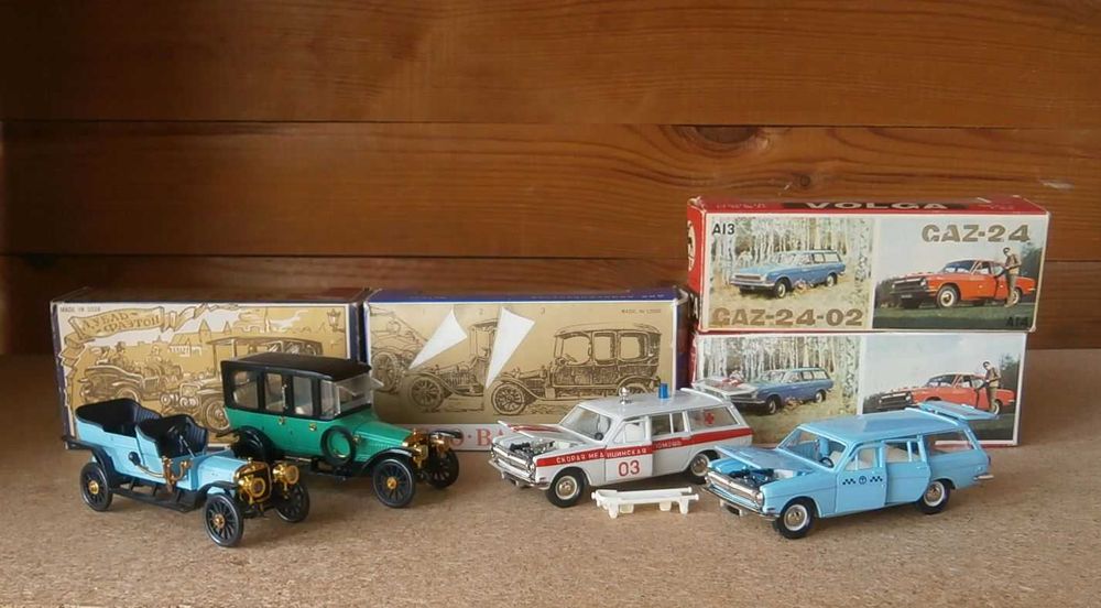 Модель 1:43 СССР Москвич ГАЗ Зил ВАЗ Заз УАЗ Ford РАФ Руссо Балт Opel