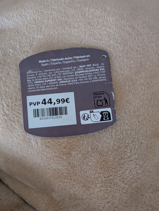 Cama tamanho L para pet