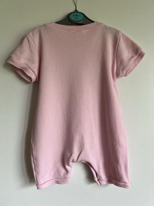 Pajacyk dziewczecy z krótki rekaw r 74/80