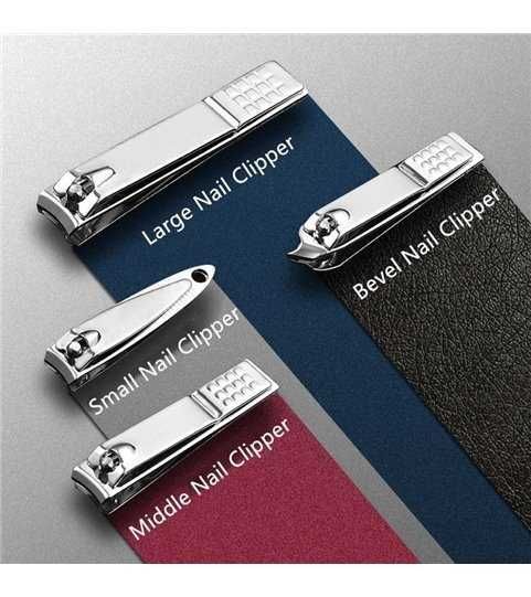 Conjunto Manicure/Pedicure 19 Acessórios, para Rosto, Mãos e Pés Goeik