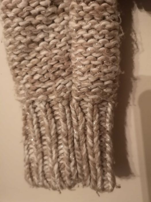Sweter z futerkiem
