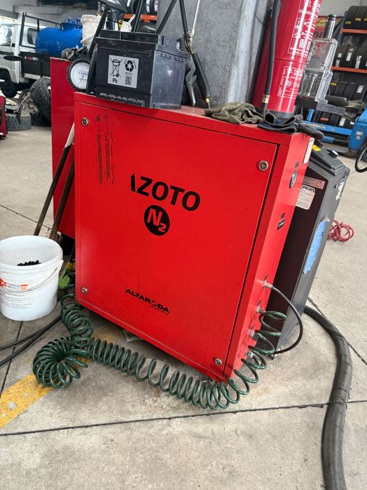 Máquina pneus azoto