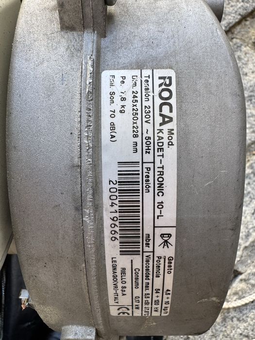 Queimador Caldeira Roca