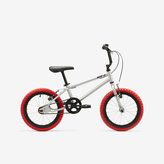 BICICLETA BMX 16" WIPE 500 5-7 ANOS CINZA