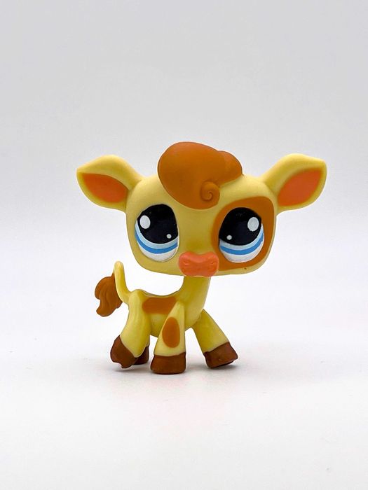 Littlest Pet Shop Cow Vaca Castanha #970 Hasbro